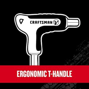 Craftsman V-Series X-Tract Technology Metric T-Handle Hex Key Set 8 pc - Image 4