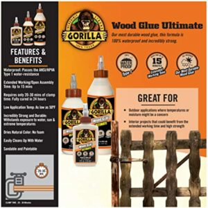 Gorilla Extra Strength Wood Glue 8 oz - Image 4