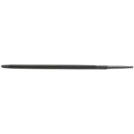 Nicholson Triangular Double Extra Slim Taper Hand File Without Handle, Single Cut, American Pattern, 6" Length