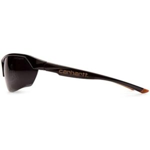 Carhartt-CHB1120DT Braswell Anti-Fog Safety Glasses Eye Protection, Black Frame, Gray Lens - Image 3