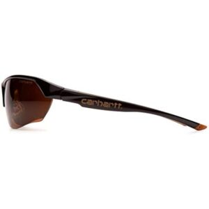 Carhartt - CHB1118DT Braswell Anti-Fog Safety Glasses Eye Protection, Black Frame, Bronze Lens - Image 3