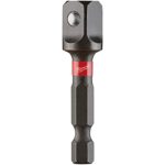 Milwaukee Shockwave Square 3/8 in. X 2 in. L Socket Adapter Steel 48-32-5031