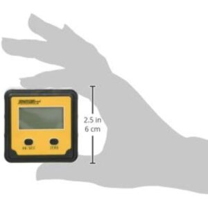 Johnson Level & Tool 1886-0000 Magnetic Digital Angle Locator w/ 2 Buttons, Orange, 1 Locator - Image 3