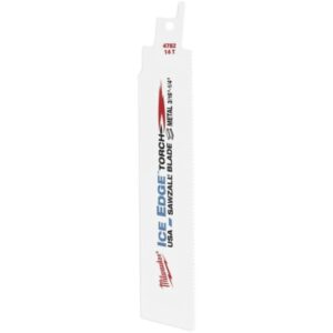 6" L Straight Reciprocating Saw Blade, 5 pk.