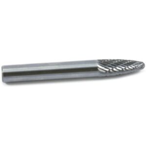 Forney 60124 Tungsten Carbide Burr with 1/4-Inch Shank, Tree Radius, 1/4-Inch - Image 2