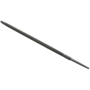 Nicholson Triangular Double Extra Slim Taper Hand File Without Handle, Single Cut, American Pattern, 6" Length - Image 2