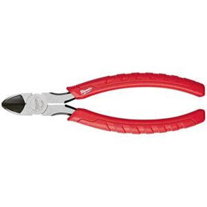 Milwaukee 48-22-6107 Rust Resistant 7 Inch Diagonal Wire Cutting Pliers with 1 Inch Reaming Head