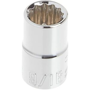 Craftsman 9/16 in. X 1/2 in. drive SAE 12 Point Standard Shallow Socket  CMMT47503 - Image 2