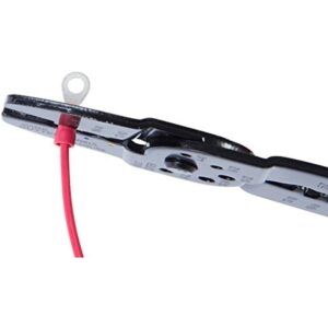 Gardner Bender 10-102 Electrical Ring Terminal, 22-18 AWG, Insulated Barrel, Crimp Connection, Red - Image 2