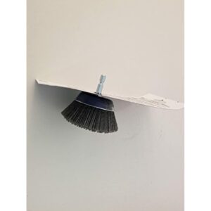 Dico Products 7200005 Nylox Cup Brush 21/2" 80 Grit, Grey - Image 2