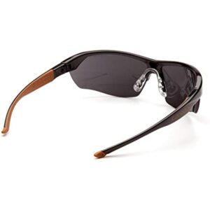 Carhartt-CHB1120DT Braswell Anti-Fog Safety Glasses Eye Protection, Black Frame, Gray Lens - Image 4