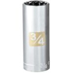 Craftsman 3/4 in. X 3/8 in. drive SAE 12 Point Deep Socket