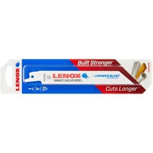 LENOX Tools Bi-Metal Reciprocating Saw Blade, 6-inch, 10 TPI (20561S610R) , White - Image 2