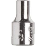 CRAFTSMAN Shallow Socket, Metric, 1/4-Inch Drive, 4mm, 6-Point (CMMT43505)