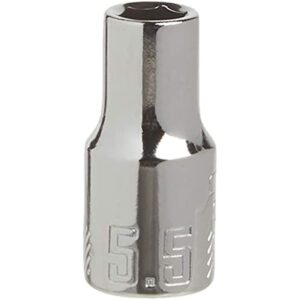 Craftsman 5.5 mm X 1/4 in. drive Metric 6 Point Standard Shallow Socket 1 pc