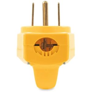 Camco PowerGrip RV Plug, 50 Amp Male Plug (125-250V/12500W), NEMA 14-50P (55255) , Yellow - Image 4