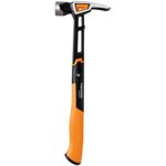 Fiskars - 750241-1001 IsoCore 22 oz Milled-face Framing Hammer, 16 Inch
