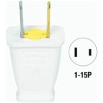 Cooper Wiring SA540W Polarized Plug