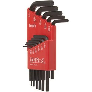 EKLIND 10111 Hex-L Key allen wrench - 11pc set SAE Inch Sizes .050-1/4 Short series - Image 4