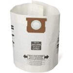 CRAFTSMAN CMXZVBE38768 General Purpose Wet/Dry Vac Dust Collection Bags for 10 to 14 Gallon Shop Vacuums, 3-Pack, White