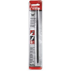 Nicholson Triangular Double Extra Slim Taper Hand File Without Handle, Single Cut, American Pattern, 6" Length - Image 4
