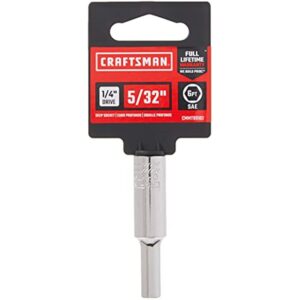 CRAFTSMAN Deep Socket, SAE, 1/4-Inch Drive, 5/32-Inch, 6-Point (CMMT99102) - Image 4
