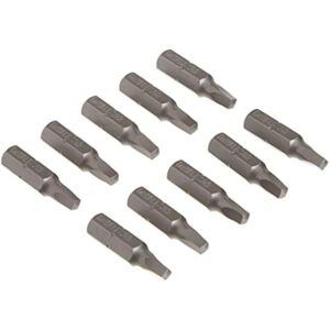 DEWALT DW2202B10 #2 Square Recess 1-Inch Bit Tip (10-Pack), Silver - Image 2