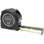 Crescent Lufkin 1-3/16 x 25' Command Control Series Black Clad Tape Measure - L1025CB
