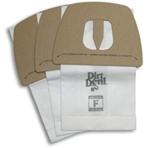 Dirt Devil Genuine Style F Canister Vacuum Bags,WHITE,3 Bag sac (Pack of 1) - Packaging may vary - Image 2