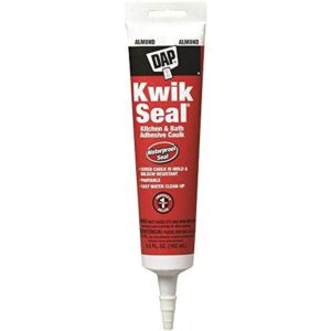 DAP Kwik Seal Almond Acrylic Latex Kitchen and Bath Adhesive Caulk 5.5 oz - Image 2