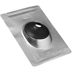 OATEY 11867 No-Caulk Galvanized Steel Roof Flashing, 3″ Opening