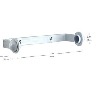 Spectrum Diversified Wall Mount Holder Easy Installation, Under Kitchen Cabinet Paper Towel Dispenser, Use, White - Image 4