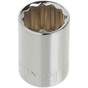 CRAFTSMAN Shallow Socket, Metric, 1/2-Inch Drive, 19mm, 12-Point (CMMT44238) - Image 3