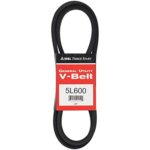MBL 5L600 (3600) Fractional Horsepower V-Belt, 5L Section, 21/32" Width, 3/8" Height, 60'' Length, Rubber