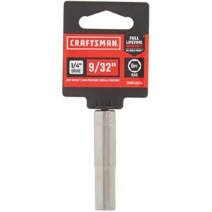 CRAFTSMAN Deep Socket, SAE, 1/4-Inch Drive, 9/32-Inch, 6-Point (CMMT43574) - Image 4