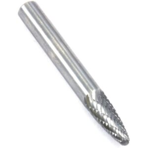 Forney 60124 Tungsten Carbide Burr with 1/4-Inch Shank, Tree Radius, 1/4-Inch - Image 3
