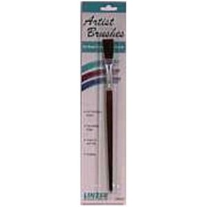 Linzer Flat Black Bristle Touch-Up Brush Professional Grade 3/4"
