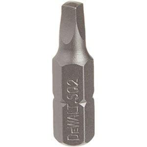 DEWALT DW2202B10 #2 Square Recess 1-Inch Bit Tip (10-Pack), Silver - Image 3