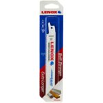 LENOX Tools Bi-Metal Reciprocating Saw Blade, 6-inch, 10 TPI (20561S610R) , White