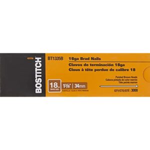 BOSTITCH BT1335B 1-3/8-Inch 18 Gauge Brad Nails (3,000 per Box) , Brown - Image 4