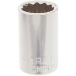 CRAFTSMAN Shallow Socket, SAE, 1/2-Inch Drive, 5/8-Inch, 12-Point (CMMT47505)