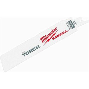 Milwaukee Tool 6" 14 TPI The Torch Sawzall Blade (5 Pk) 48-00-5782 - Image 2