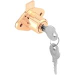 Prime-Line U 9947 Drawer and Cabinet Lock, 7/8 inch Outside Diameter, Diecast, Plated