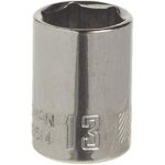 Craftsman 13 mm X 1/4 in. drive Metric 6 Point Standard Shallow Socket