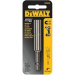 DeWalt 1/4 in. X 3 in. L Screwdriver Bit Holder Heat-Treated Steel