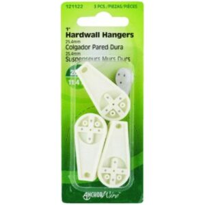 Hillman AnchorWire Plastic Coated Hardwall Picture Hook 25 lb. 3 pk