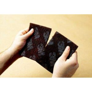 3M Scotch-Brite Between Coats Disc 8447, 16 In, BCP 16 10 Cs, Maroon Very Fine