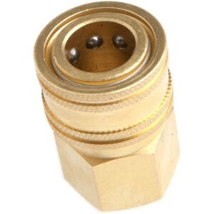 Forney 75129 Pressure Washer Accessories, Quick Coupler Female Socket, 3/8-Inch Female NPT, 4,200 PSI, Brass - Image 3