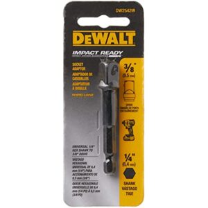 DeWalt Impact Ready 3 in. L X 3/8 in. Socket Adapter - Image 2