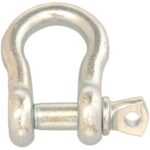 Campbell T9600435 Screw Pin Anchor Shackle, Forged Steel, Zinc Plated, 1/4" Trade, 400 lbs Working Load Limit, (Pack of 10)